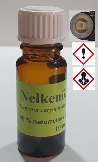 10 ml Nelkenöl (Eugenia caryophyllata), Gewürznelkenöl, 100%, naturreines ätherisches Öl