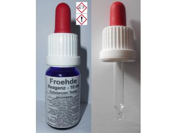 10 ml Fröhde Reagenz - Substanzen Tester - mit Farbskala - Testet 72 Substanzen
