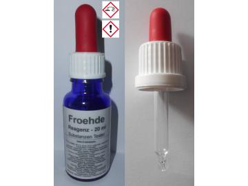 20 ml Fröhde Reagenz - Substanzen Tester - mit Farbskala - Testet 72 Substanzen
